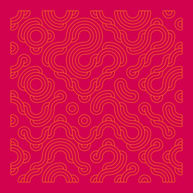 Renk kiremit bağlantıları illüstrasyonu