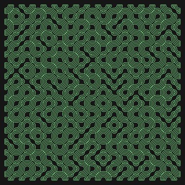 Renk kiremit bağlantıları illüstrasyonu