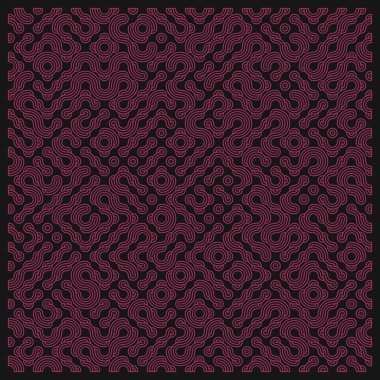 Color truchet tiling connections illustration