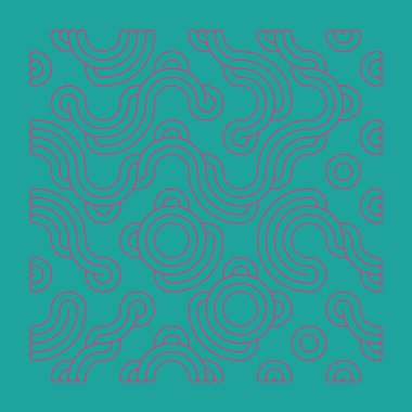 Renk kiremit bağlantıları illüstrasyonu