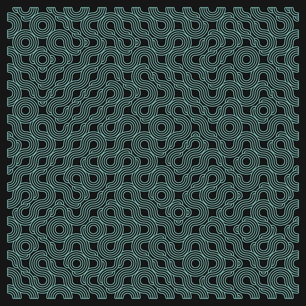 Color Truchet Tiling Connections Illustration — Stockvector