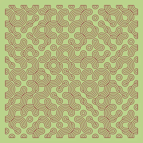 Color Truchet Tiling Connections Illustration — Image vectorielle