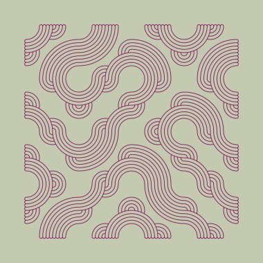 Renk kiremit bağlantıları illüstrasyonu