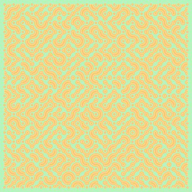 Color truchet tiling connections illustration