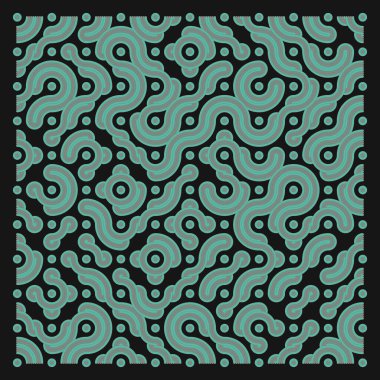 Renk kiremit bağlantıları illüstrasyonu