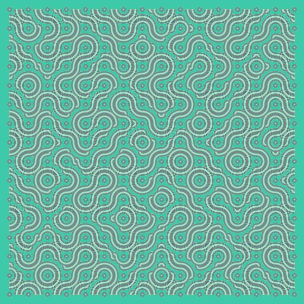 Color Truchet Tiling Connections Illustration — ストックベクタ