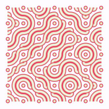 Renk kiremit bağlantıları illüstrasyonu