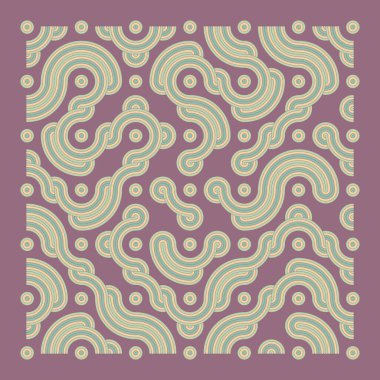 Renk kiremit bağlantıları illüstrasyonu