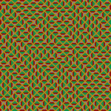 Color Rhombus tile tessellation pattern illustration