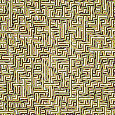 Color Rhombus tile tessellation pattern illustration