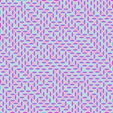 Color Rhombus tile tessellation pattern illustration