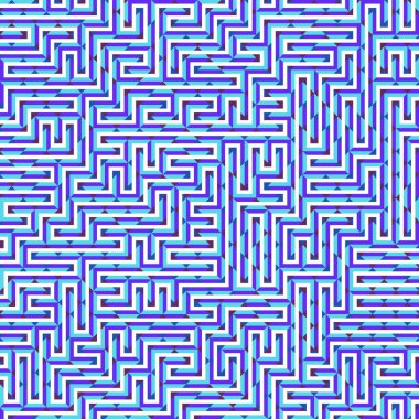 Color Rhombus tile tessellation pattern illustration