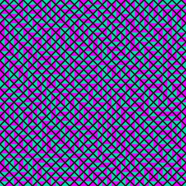 Color Rhombus tile tessellation pattern illustration