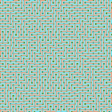 Color Rhombus tile tessellation pattern illustration