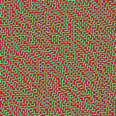 Color Rhombus tile tessellation pattern illustration