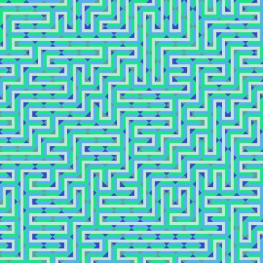 Color Rhombus tile tessellation pattern illustration