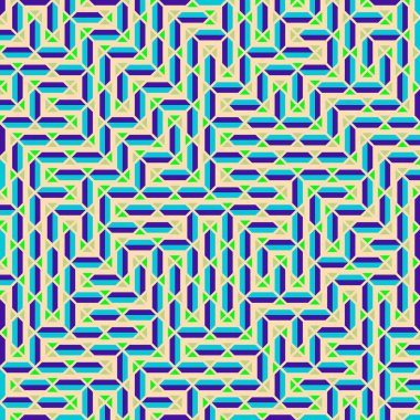 Color Rhombus tile tessellation pattern illustration