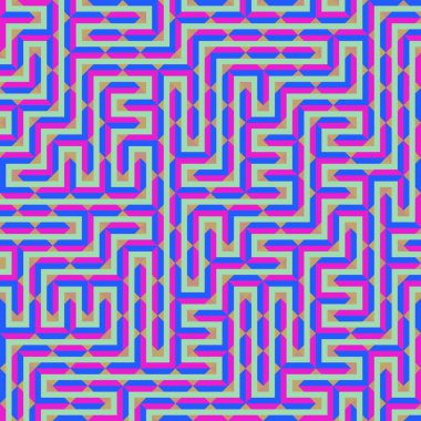 Color Rhombus tile tessellation pattern illustration