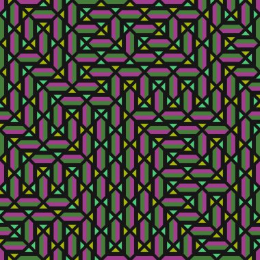 Color Rhombus tile tessellation pattern illustration