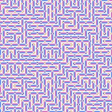 Color Rhombus tile tessellation pattern illustration