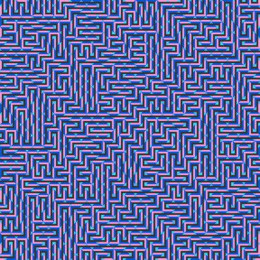 Color Rhombus tile tessellation pattern illustration