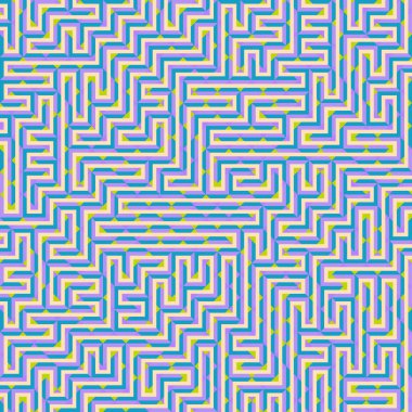 Color Rhombus tile tessellation pattern illustration