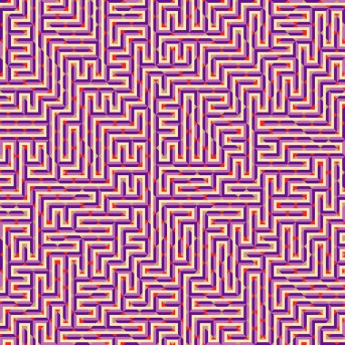 Color Rhombus tile tessellation pattern illustration