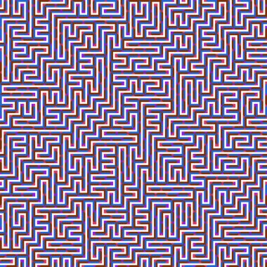 Color Rhombus tile tessellation pattern illustration