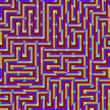 Color Rhombus tile tessellation pattern illustration