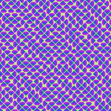 Color Rhombus tile tessellation pattern illustration