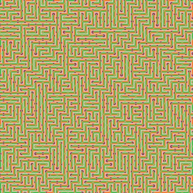 Color Rhombus tile tessellation pattern illustration