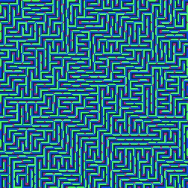 Color Rhombus tile tessellation pattern illustration