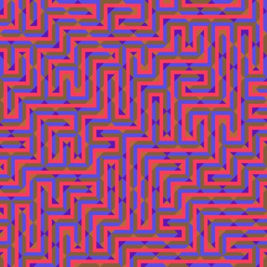 Color Rhombus tile tessellation pattern illustration