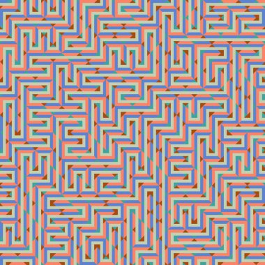 Color Rhombus tile tessellation pattern illustration