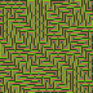 Color Rhombus tile tessellation pattern illustration