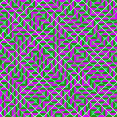 Color Rhombus tile tessellation pattern illustration