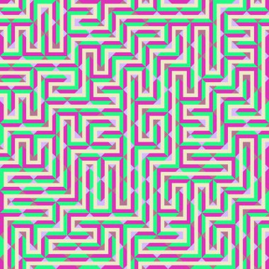 Color Rhombus tile tessellation pattern illustration