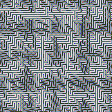 Color Rhombus tile tessellation pattern illustration