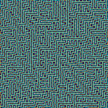 Color Rhombus tile tessellation pattern illustration