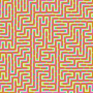 Color Rhombus tile tessellation pattern illustration