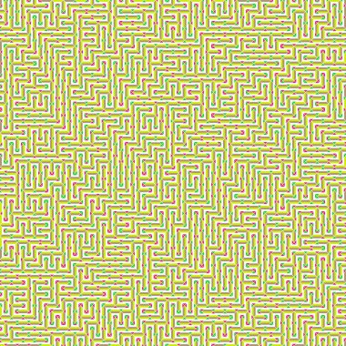 Color Rhombus tile tessellation pattern illustration