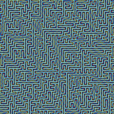 Color Rhombus tile tessellation pattern illustration