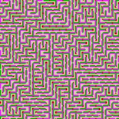 Color Rhombus tile tessellation pattern illustration