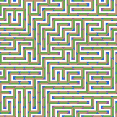 Color Rhombus tile tessellation pattern illustration