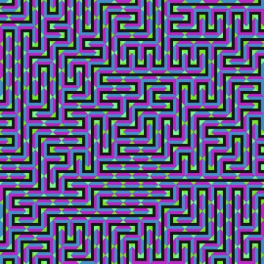 Color Rhombus tile tessellation pattern illustration