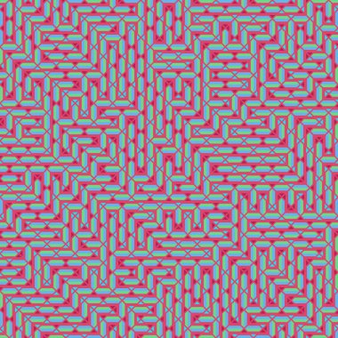 Color Rhombus tile tessellation pattern illustration