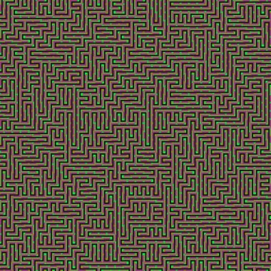 Color Rhombus tile tessellation pattern illustration