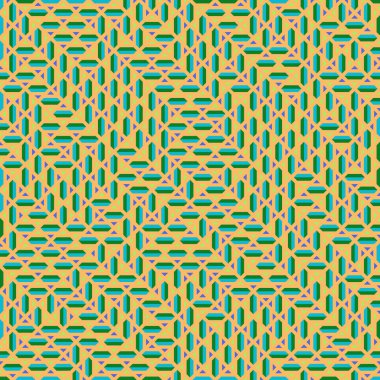 Color Rhombus tile tessellation pattern illustration