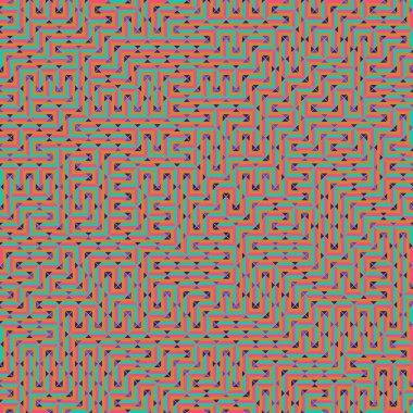 Color Rhombus tile tessellation pattern illustration