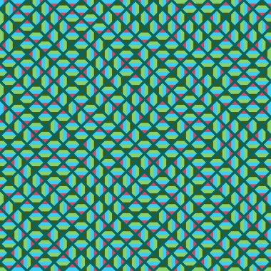 Color Rhombus tile tessellation pattern illustration